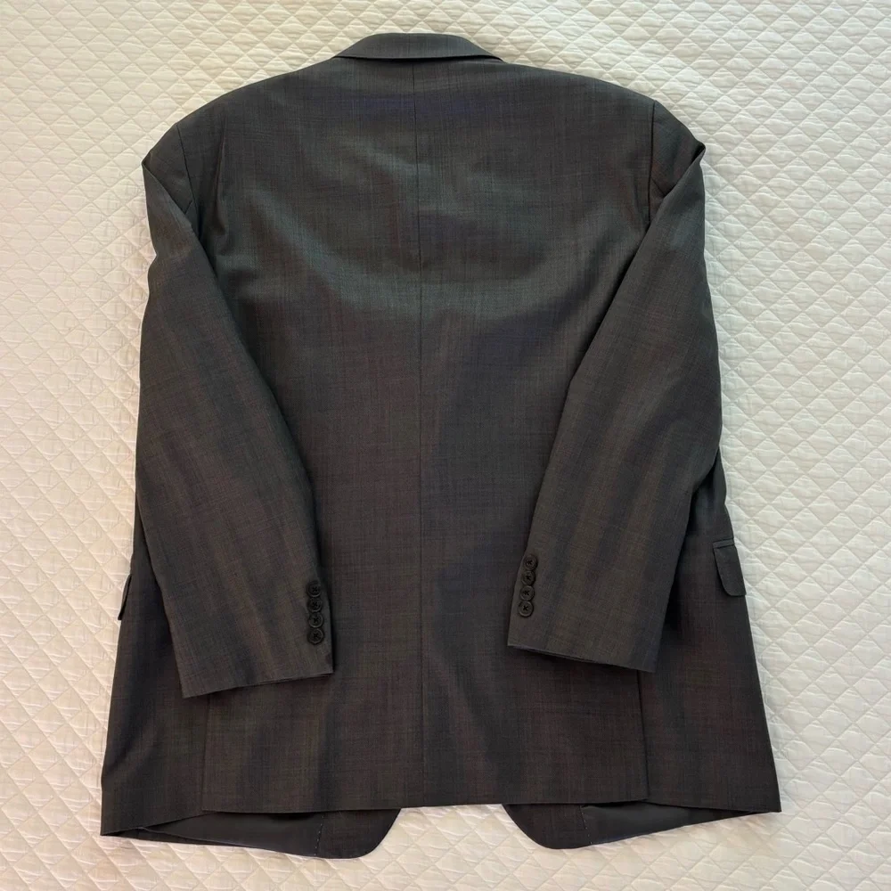 Peter Millar Gray‎ Two Button Wool Blazer Sport Coat Men’s Size 48R